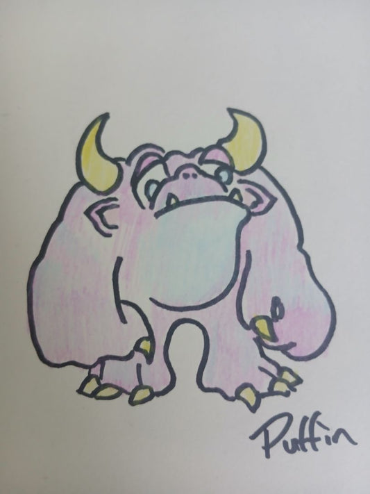 "Purple Monster" by Puffin