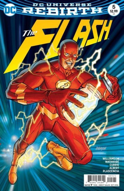 Flash, Vol. 5 #5B Variant Dave Johnson Cover