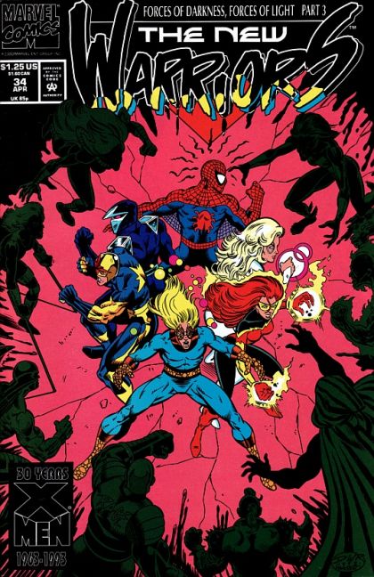 The New Warriors, Vol. 1 #34A Direct Edition