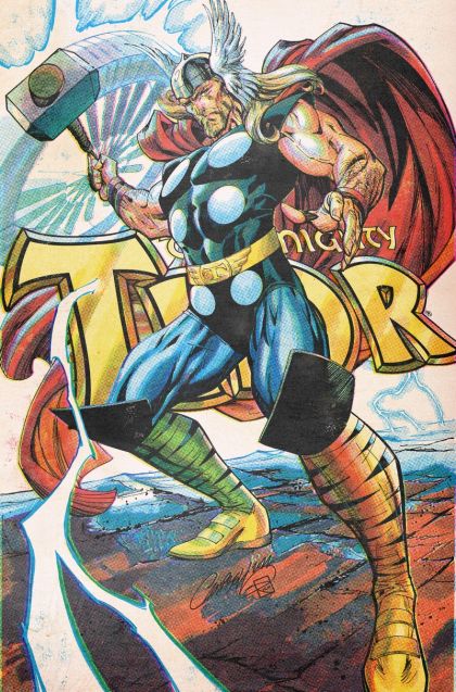 Thor, Vol. 6 #25I J. Scott Campbell Incentive Retro Anniversary Variant (1:200)