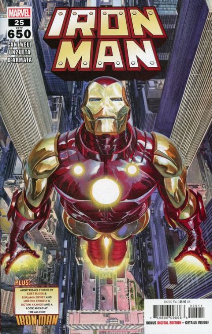 Iron Man, Vol. 6 #25A Regular Alex Ross Cover