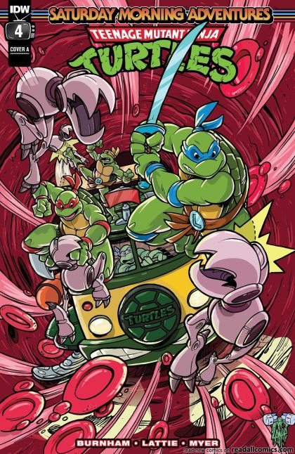 Teenage Mutant Ninja Turtles: Saturday Morning Adventures #4A Tim Lattie Regular