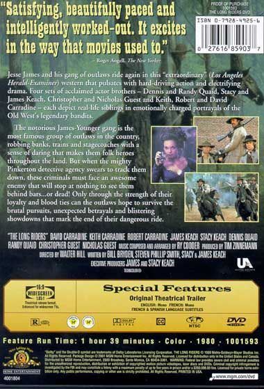 The Long Riders (1980) - DVD
