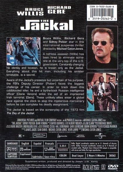 The Jackal (1997) Collector's Edition - DVD