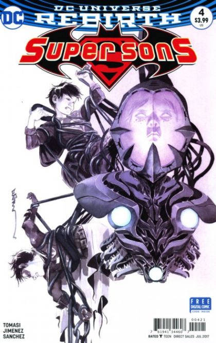 Super Sons #4B Variant Dustin Nguyen Cover