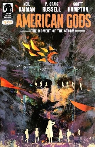 American Gods: The Moment Of The Storm #8B Variant David Mack Cover
