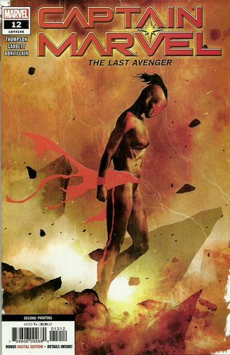 Captain Marvel, Vol. 11 #12M 2nd Printing Andrea Sorrentino