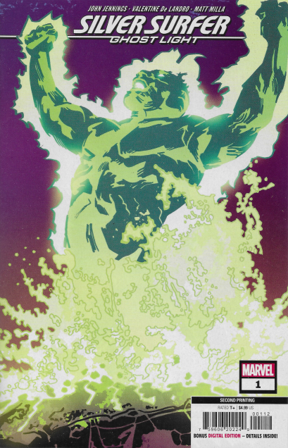 Silver Surfer: Ghost Light #1H 2nd Printing Valentine de Landro