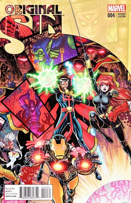 Original Sin #4C Variant Arthur Adams Interlocking Battle Cover
