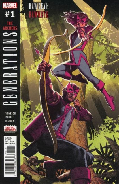 Generations: Hawkeye & Hawkeye #1A Regular Greg Smallwood Cover