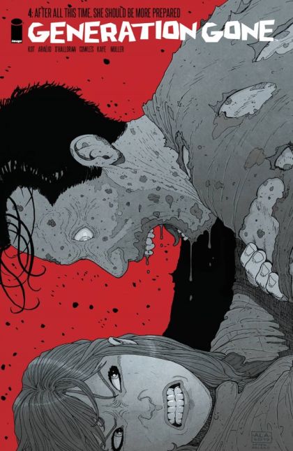 Generation Gone #4B Walking Dead #128 Tribute Cover