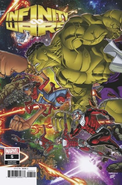 Infinity Wars #5D Variant Javier Garron Connecting Cover