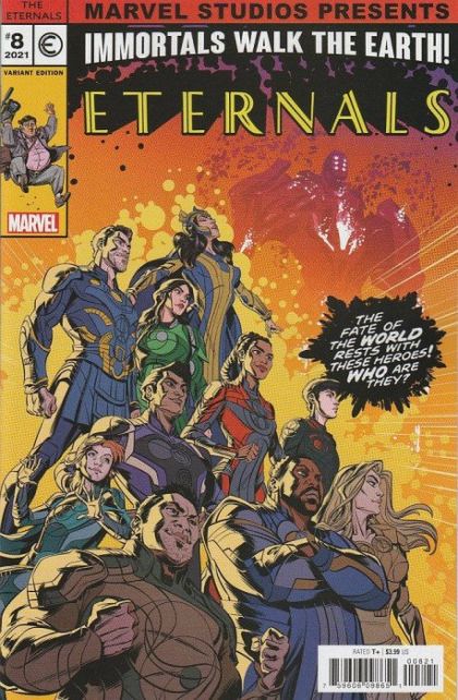 Eternals, Vol. 5 #8B Variant Leonel Castellani MCU Cover