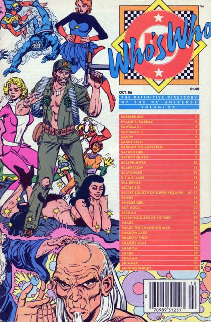 Who's Who: The Definitive Directory of the DC Universe #20B Newsstand Edition