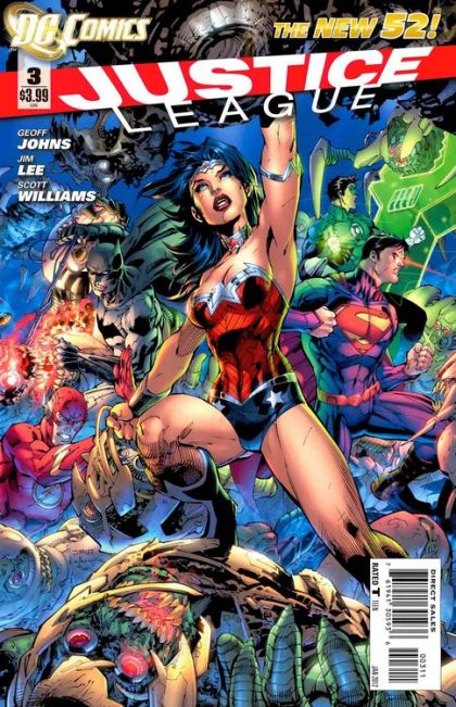 Justice League, Vol. 1 #3A Jim Lee Regular Cover