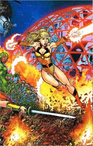 George Perez's Sirens #1C George Perez & Blond Virgin Variant Cover