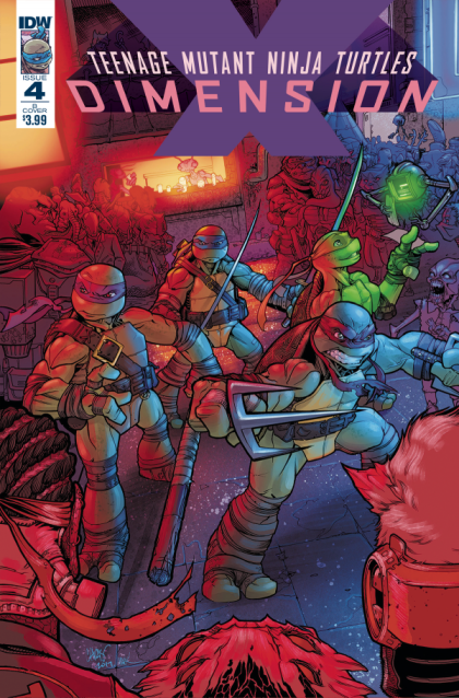 Teenage Mutant Ninja Turtles: Dimension X #4B Variant Chris Johnson Cover
