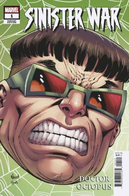 Sinister War #1B Variant Todd Nauck Headshot Cover