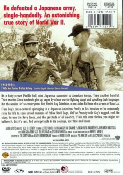 Hell to Eternity (1960) - DVD