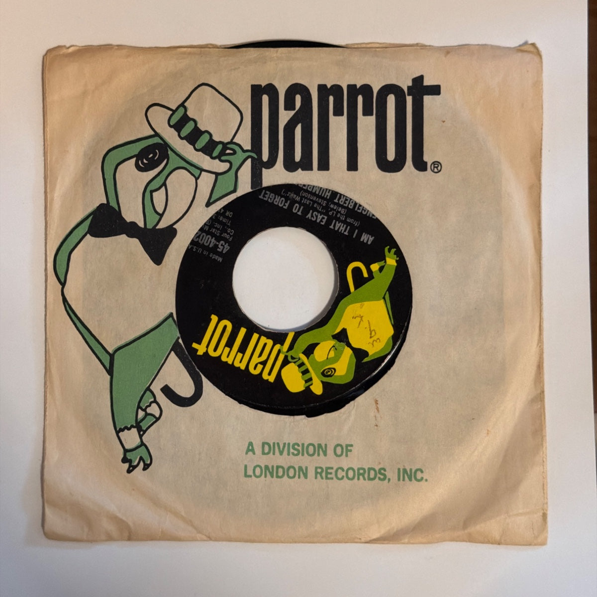 Engelbert Humperdinck - Am I That Easy To Forget / Pretty Ribbons (1968) - Vinyl