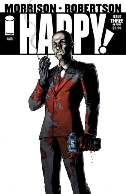 Happy (Image Comics) #3C Darick Robertson 2nd Printing Cover