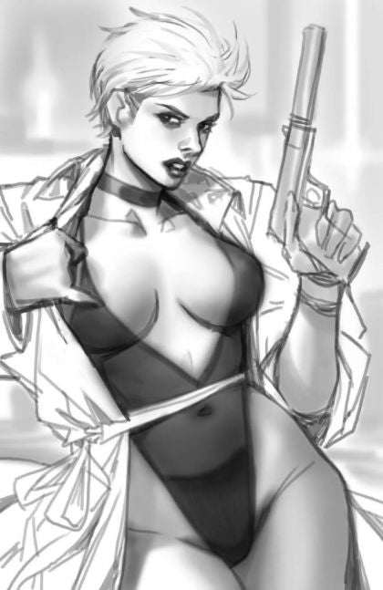Gun Honey: Blood For Blood #2E Incentive Derrick Chew Sketch Cover
