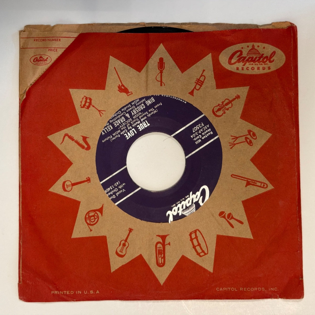 Bing Crosby & Grace Kelly - True Love (1956) - Vinyl