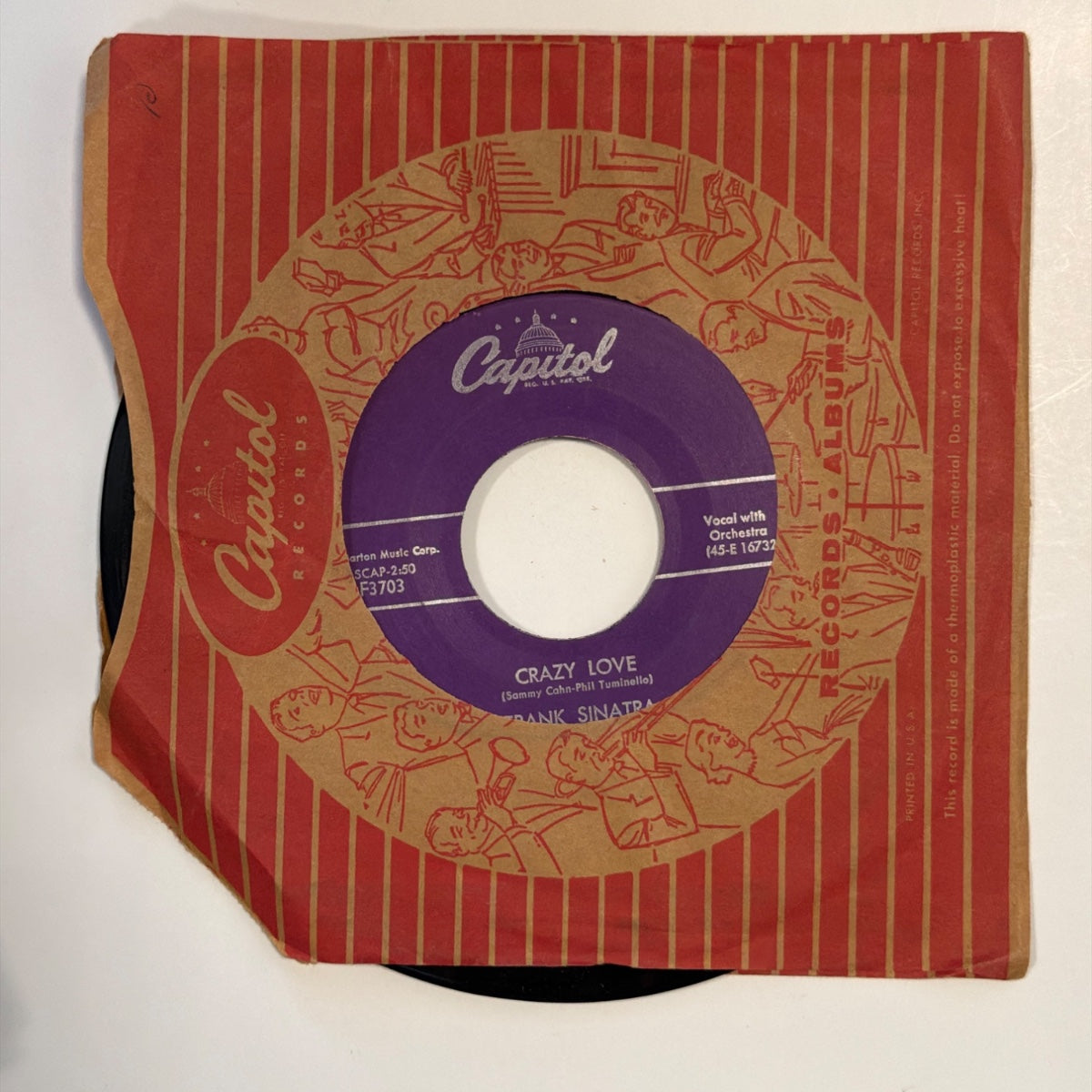 FRANK SINATRA - CRAZY LOVE (1957) - Vinyl
