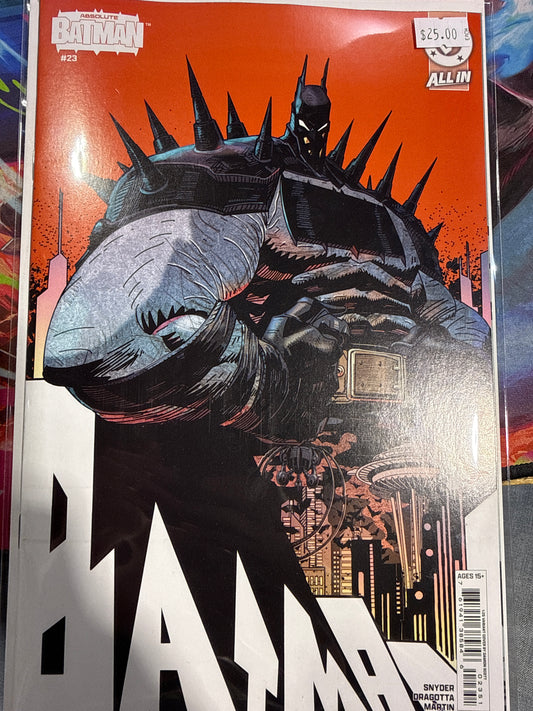 Absolute Batman #23 Cover F 1 in 25 Damion Scott Card Stock Variant