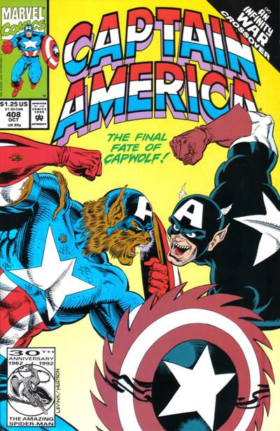 Captain America, Vol. 1 #408A Direct Edition