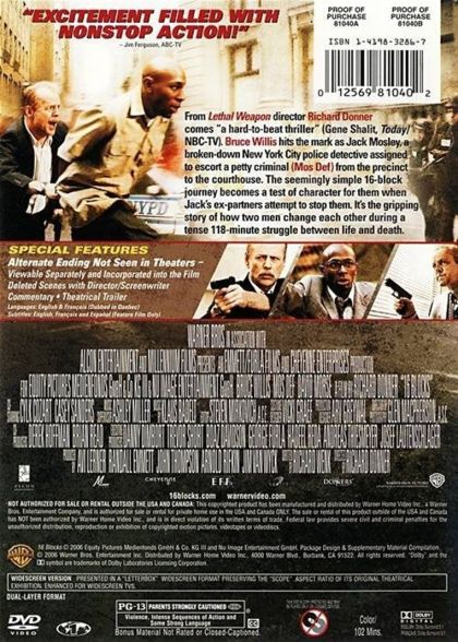 16 Blocks (2006) - DVD