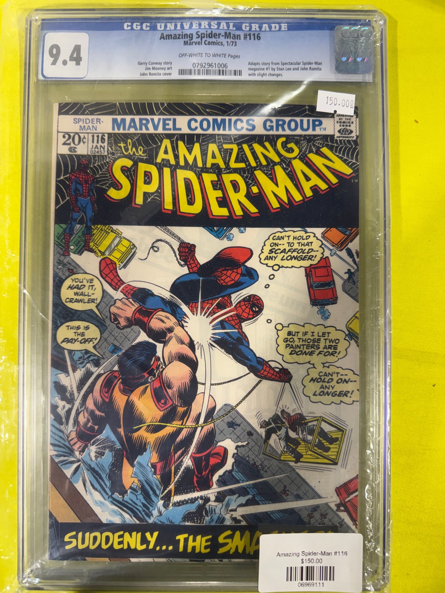 Amazing Spider-man #116 CGC 9.4