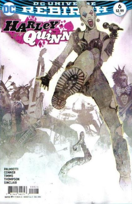 Harley Quinn, Vol. 3 #6B Variant Bill Sienkiewicz Cover