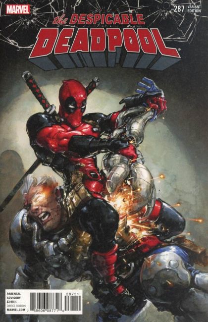 The Despicable Deadpool #287E Clayton Crain Incentive Promo Variant (1:25)