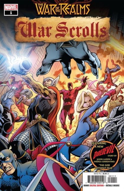 War of the Realms, War Scrolls, Vol. 1 #1A Regular Alan Davis Mark Farmer & Matt Hollingsworth Cover