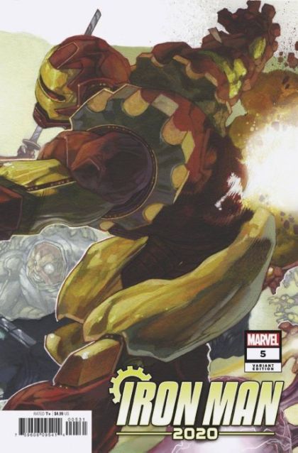 Iron Man 2020, Vol. 2 #5C Variant Simone Bianchi Connecting Cover