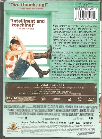 Pieces of April (2003) - DVD