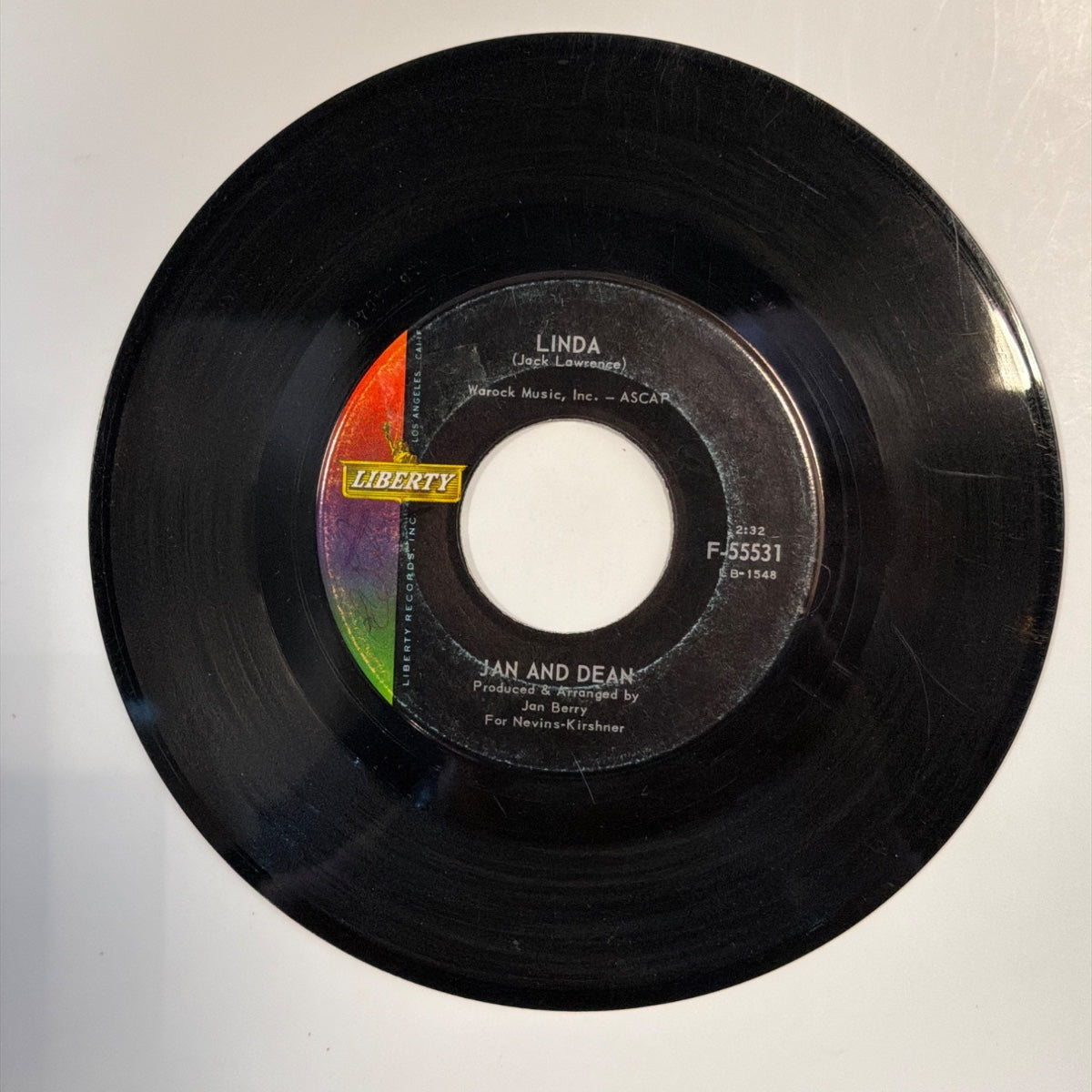 JAN AND DEAN - LINDA (1963) - Vinyl