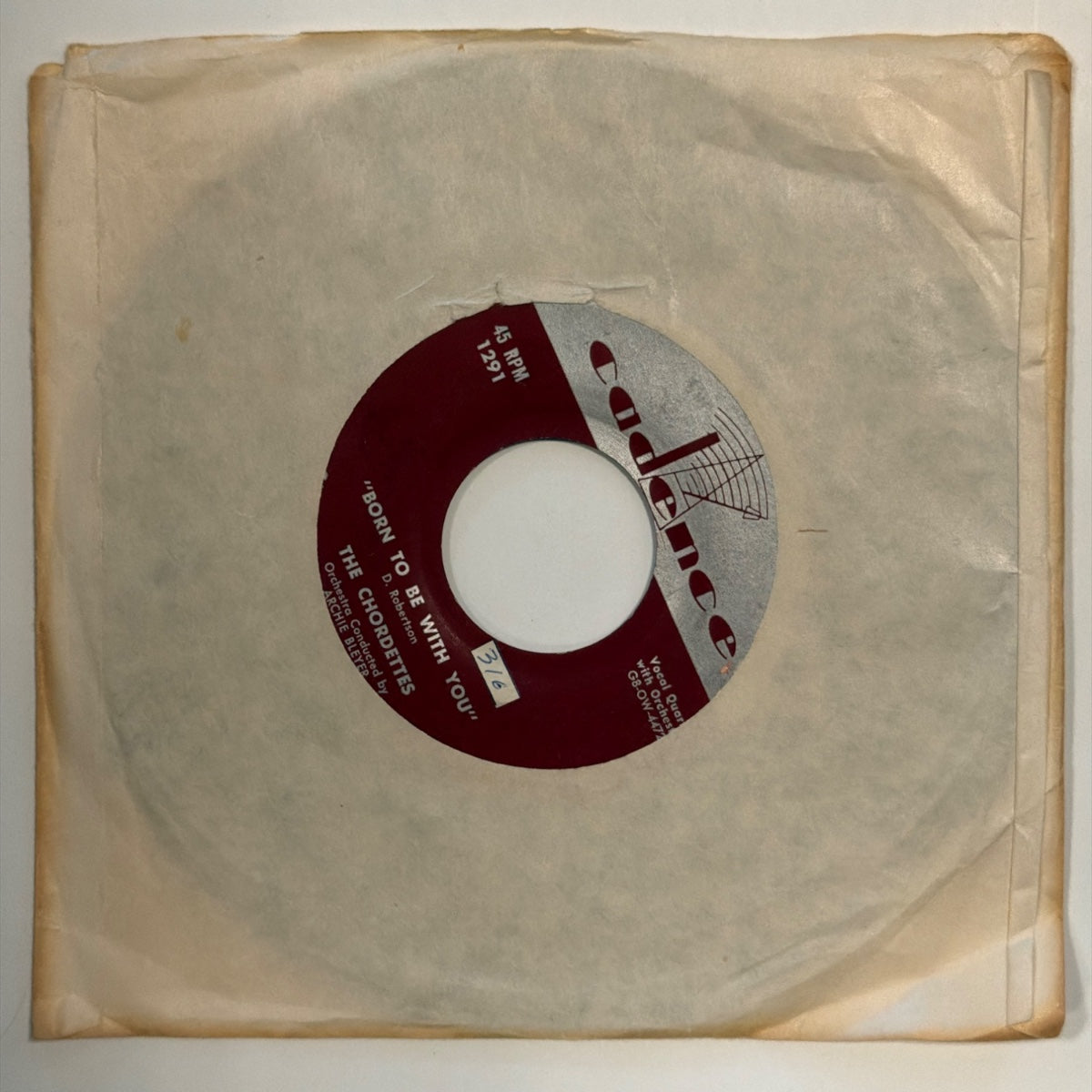 THE CHORDETTES - BORN TO BE WITH YOU (1956) - Vinyl