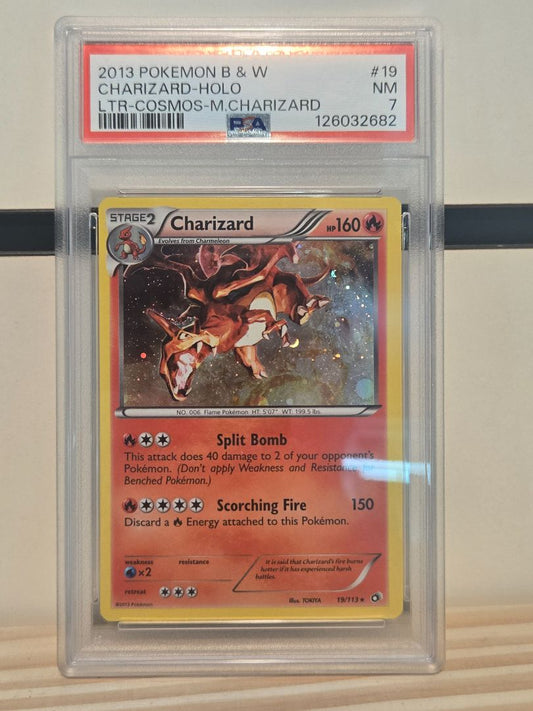 Charizard LTR COSMOS PSA 7