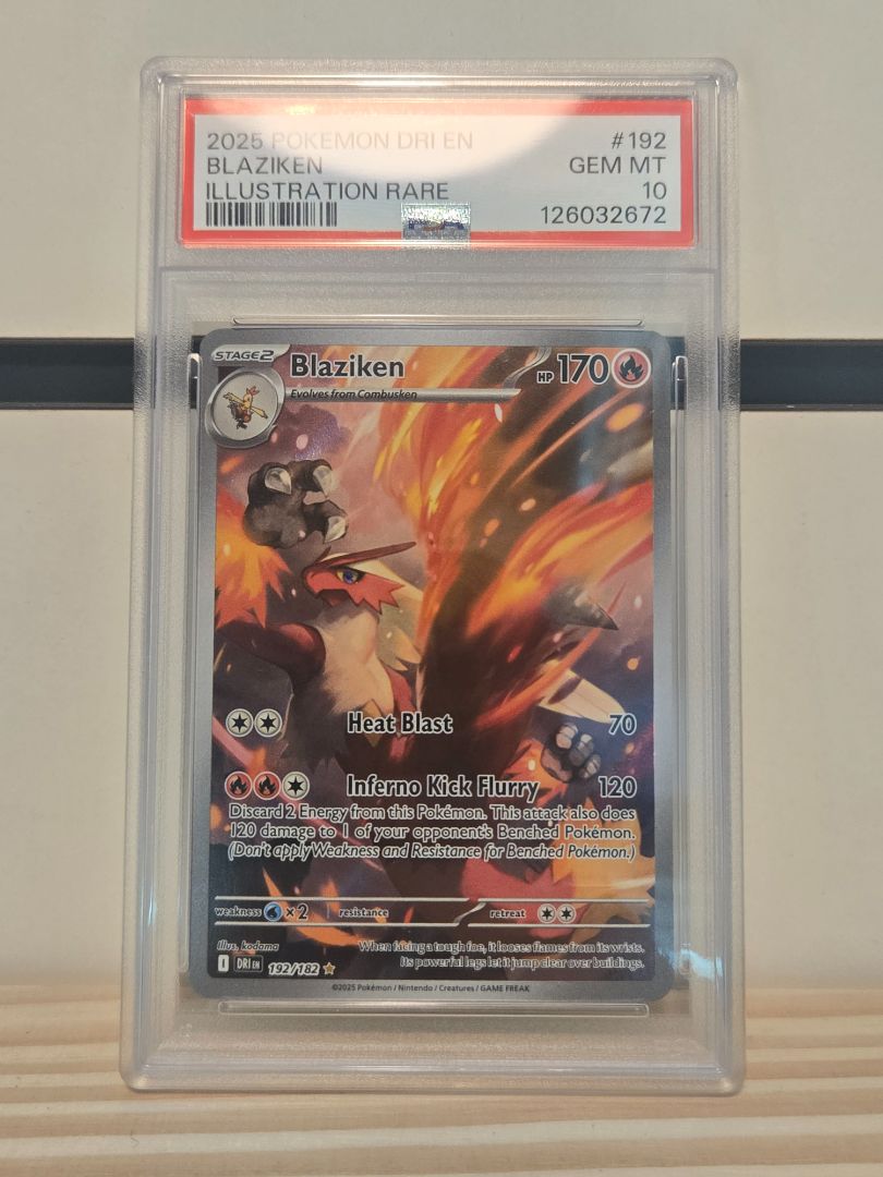 BLAZIKEN illustration rare psa 10