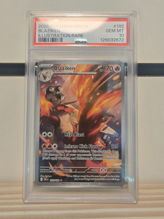 BLAZIKEN illustration rare psa 10