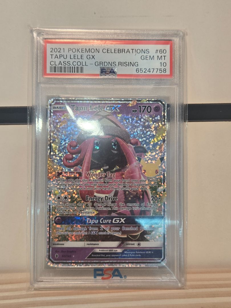 TAPU LELE GX CELEBRATIONS PSA 10