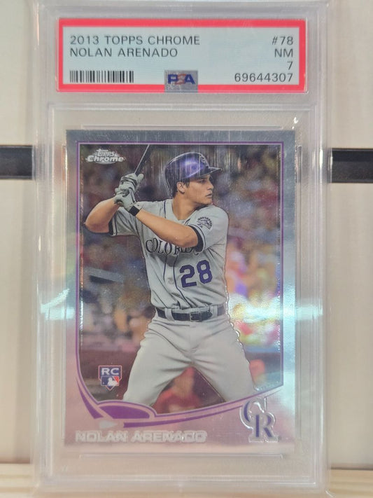 Topps Chrome Nolan Arenado Rookie PSA 7