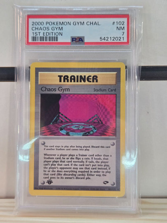 Chaos Gym 1st edition PSA 7