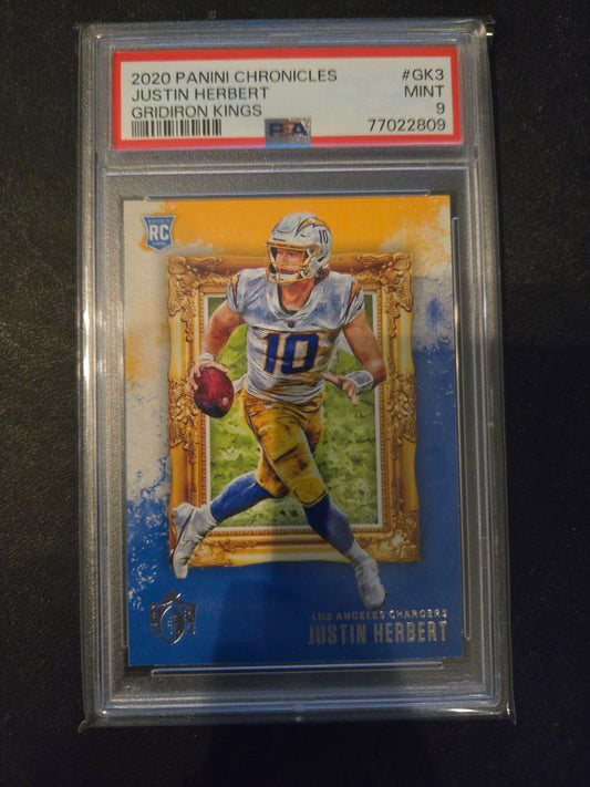 Justin Herbert Rookie Psa 9