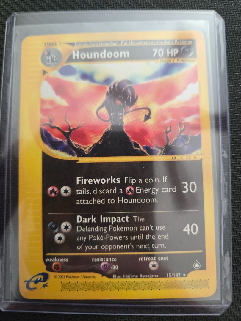Houndoom Aquapolis non holo