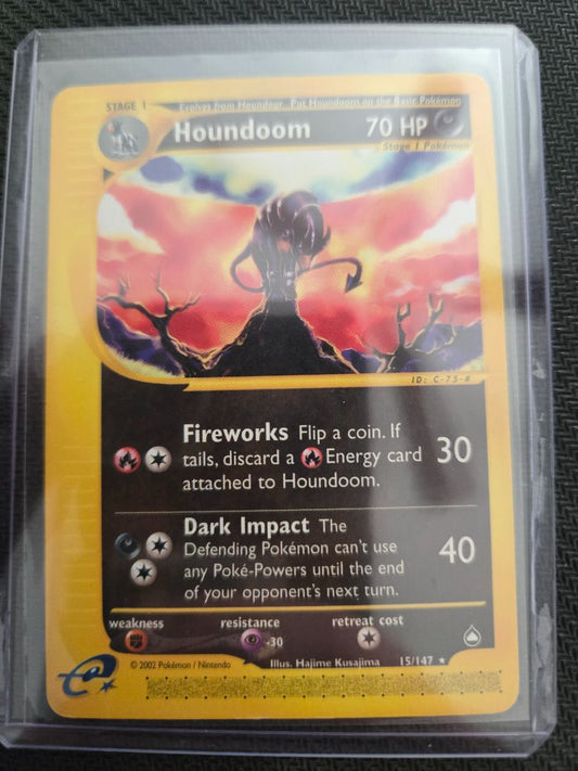 Houndoom Aquapolis non holo