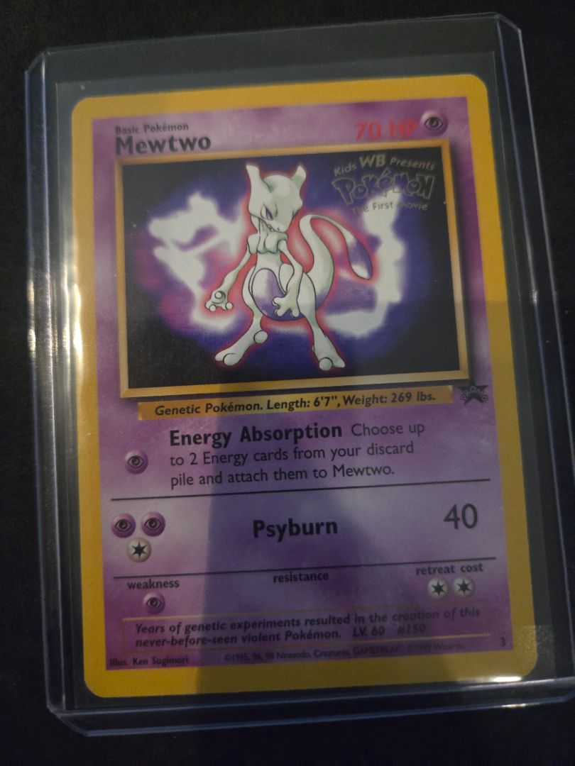 Mewtwo WB black star Promo #3