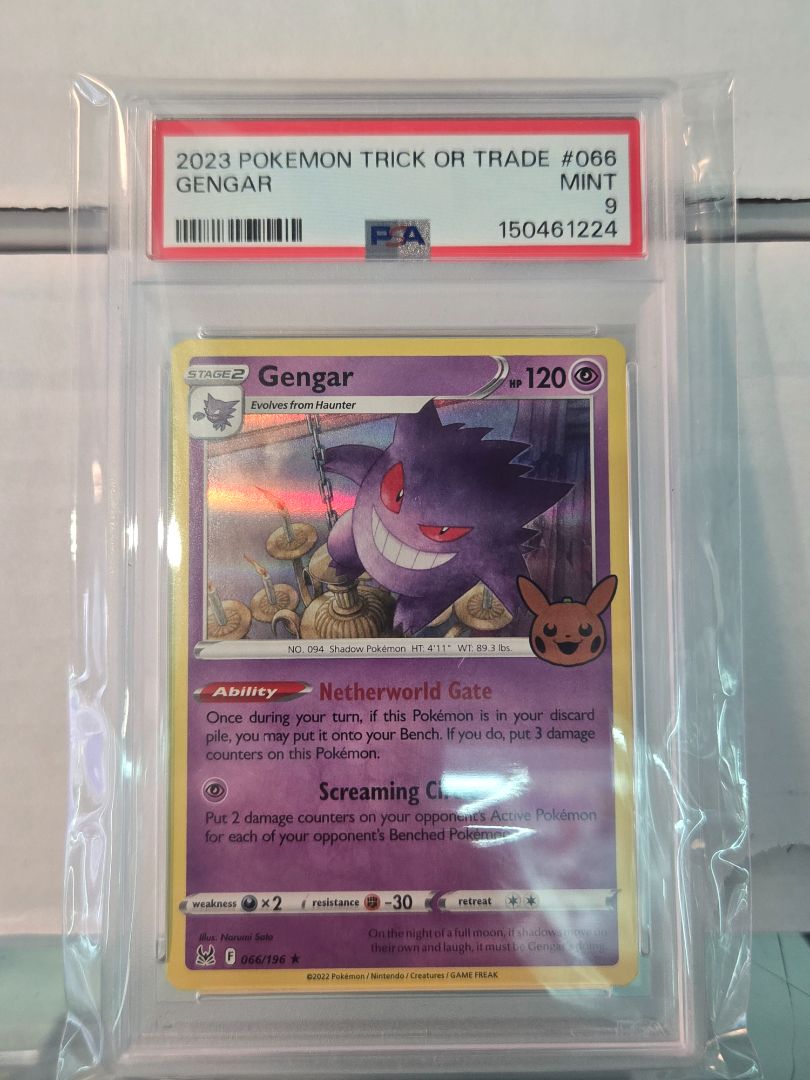 Gengar Trick or Trade Psa 9